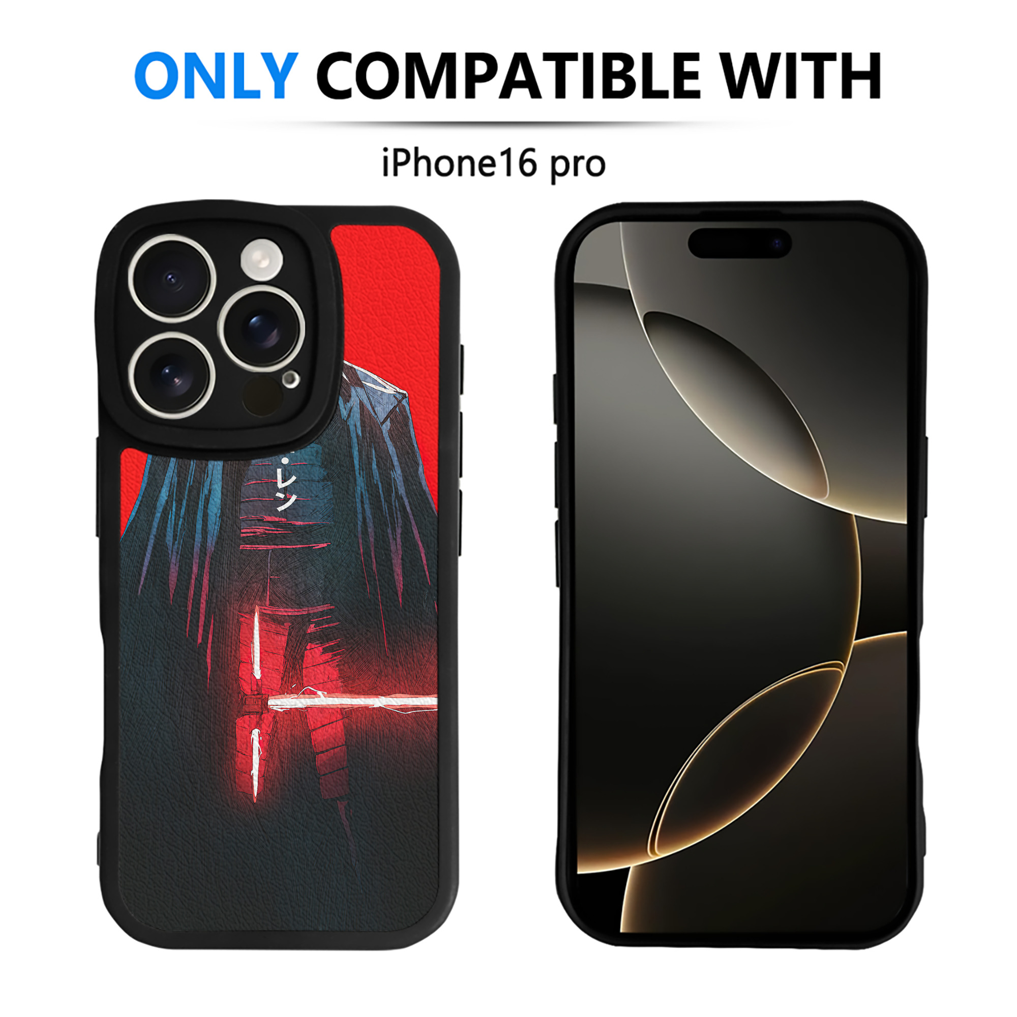 （画像用） スター・ウォーズ Star Wars 【iPhone 16シリーズ対応】シリコンスマホケース（レザー調） 材質：シリコン